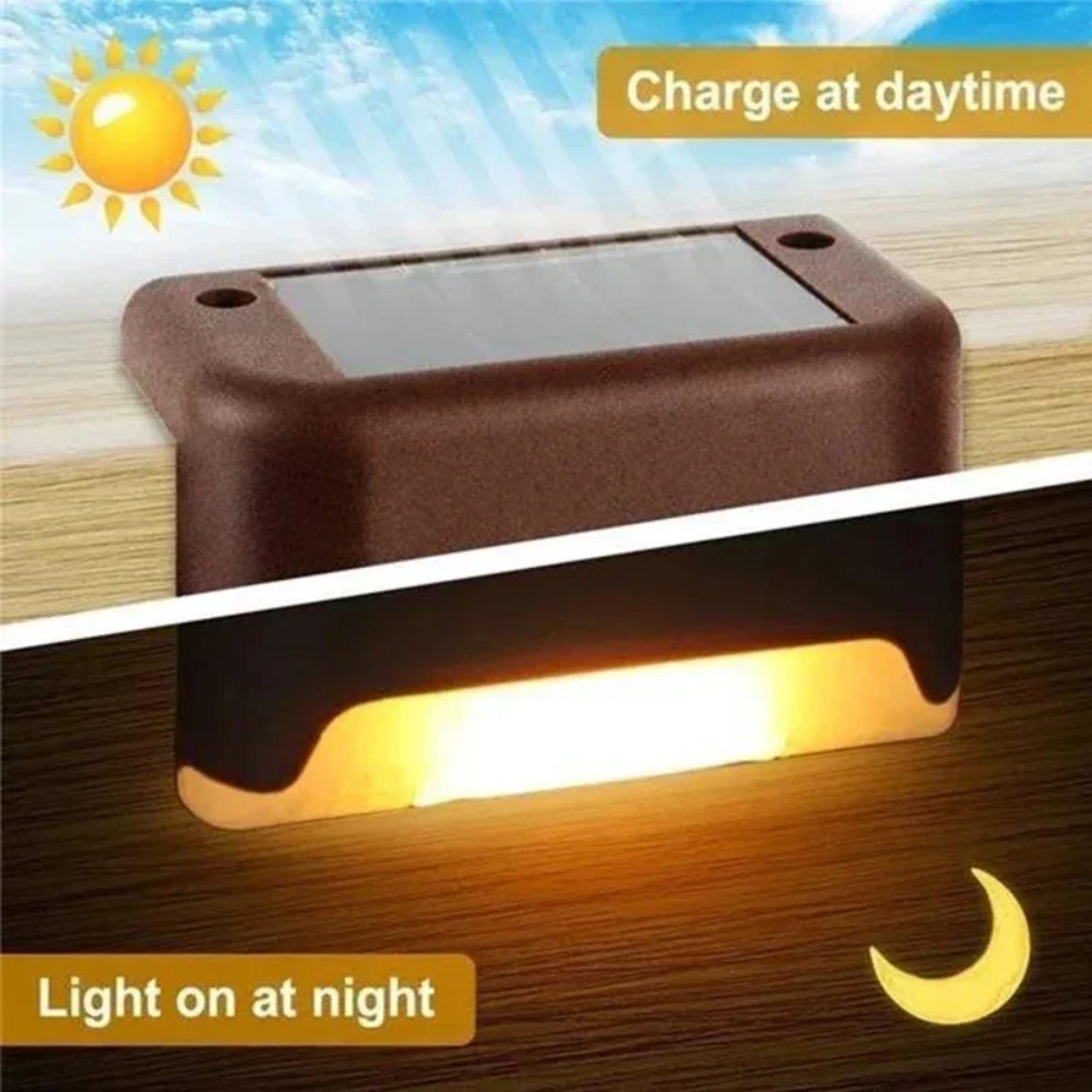 따뜻한/백색 LED 태양광 계단 램프, 야외 정원 조명 - Outdoor Lighting For Fence 리뷰 및 가격