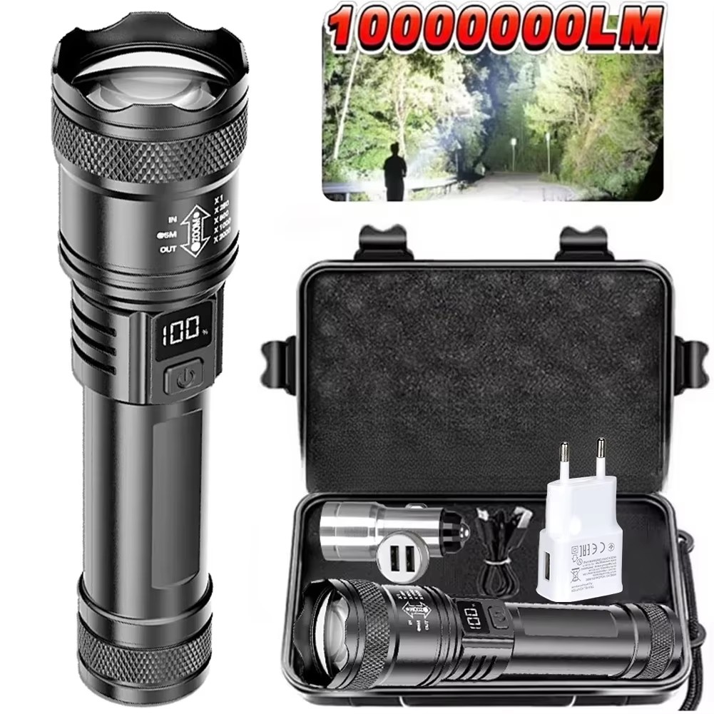 충전식 LED 손전등 줌 기능 포함 LCD 디스플레이  - Outdoor Lighting Lumen 리뷰 및 가격