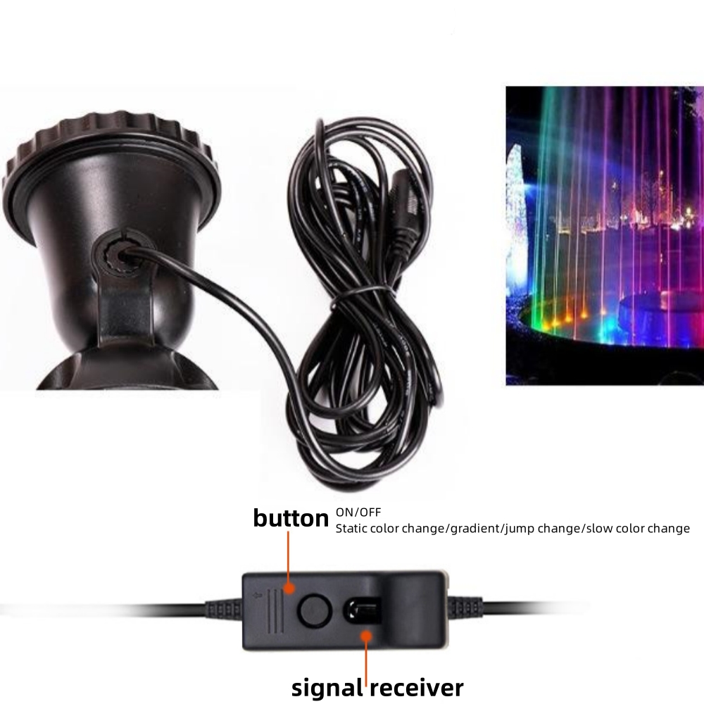 IP68 방수 LED 수중 조명 블루투스 APP 원격  - Pond Light Submersible 리뷰 및 가격