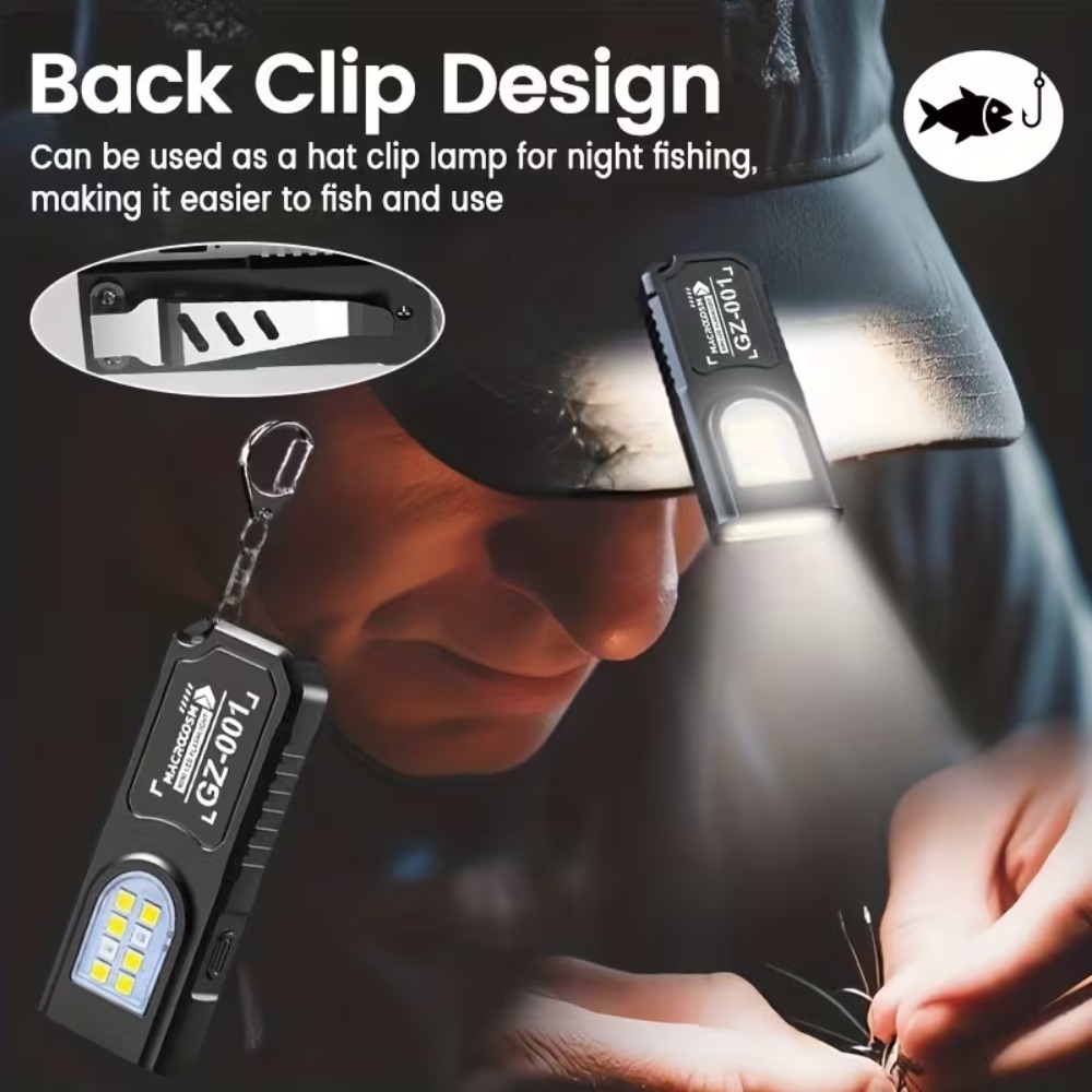 미니 COB LED 키체인 손전등 USB 충전식 토치  - Outdoor Lighting Lumen 리뷰 및 가격